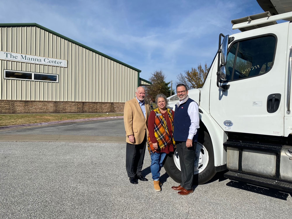 The Manna Center truck donation